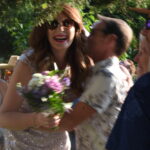 garter and bouquet
