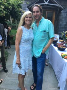 Rod and Hallie at Susan Wood's House
